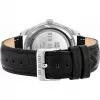 BEN SHERMAN Men's Watch WB039UB 43mm Black Dial Black Faux Leather Strap