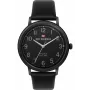 Ben Sherman WBS113BB Men's Analog Quartz Watch 43mm Black Dial Genuine Leather Strap