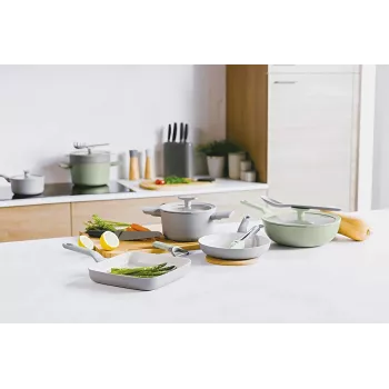 BergHOFF Leo Stockpot 4.4 L Grey Forged Aluminium with Ceramic Non-Stick Coating