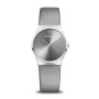 Bering Classic Women's Quartz Watch 34mm Blue Dial Stainless Steel Milanese Mesh