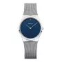 BERING Women's 12130-007 Quartz Analog Watch 30mm Stainless Steel Mesh Silver