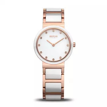 Bering Women's Classic Quartz Watch 10725-766 Silver Stainless Steel Mesh 25mm