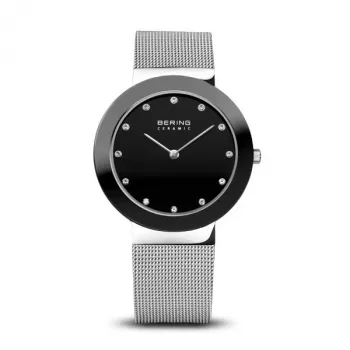 BERING Women's Watch 11435-002 Classic Quartz Analog 33mm Stainless Steel Silver