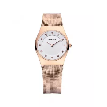 BERING Women's Watch 11927-366-1 27mm Rose Gold Stainless Steel Milanese Mesh
