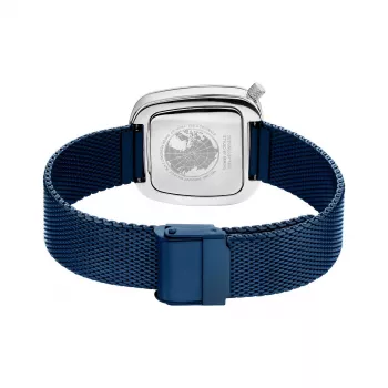 BERING Women's Watch 18034-307 (34mm) - Rose Gold & Blue Sunray Dial