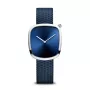 BERING Women's Watch 18034-307 (34mm) - Rose Gold & Blue Sunray Dial
