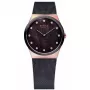 BERING Women's Watch 32230-262 30mm Rose Gold Stainless Steel Brown Sunray Dial