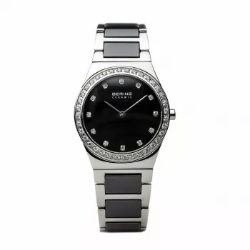 BERING Women's Watch 32430-742 30mm Rose Gold Brown Sunray Dial Stainless Steel Mesh