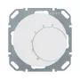 Berker 20262089 Room Temperature Controller with Changeover Switch, Polar White, Flush-Mounted