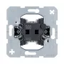 Berker 3032 Flush-Mounted 2-Pole OFF Rocker Switch Insert, 10A, 250V, Screw Terminals, Halogen-Free
