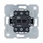 Berker 303808 Double Rocker Switch Insert, Off/Changeover, 2x 1-Pole, 10 A, 250 V, Flush-Mounted, Halogen-Free