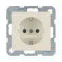 Berker 47238982 SCHUKO Socket Outlet with Hinged Cover, Flush-mounted, 16A 250V, White (RAL 9010)