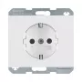 Berker 47357009 Schuko Socket Outlet 16A Polar White
