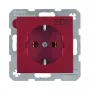 Berker 47431922 Schuko Socket EDV Print Impact-Resistant Polar White S.1
