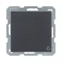Berker 47516086 SCHUKO Socket Outlet with Hinged Lid, Q.1/Q.3, Anthracite Matt