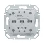 Berker 80142170 KNX Touch Sensor Module 2-Gang with Integrated Bus Coupler, Polar White Glossy