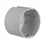 Berker B.Mobil Flush-Mounted Device Box, 49 mm Diameter, Grey, Halogen-Free Thermoplastic