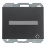 Berker K.1 SCHUKO Socket Outlet with Hinged Lid, Increased Touch Protection, Anthracite Matt