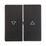 Berker Q.1/Q.3 Rocker with Arrow Symbol, Anthracite Matt