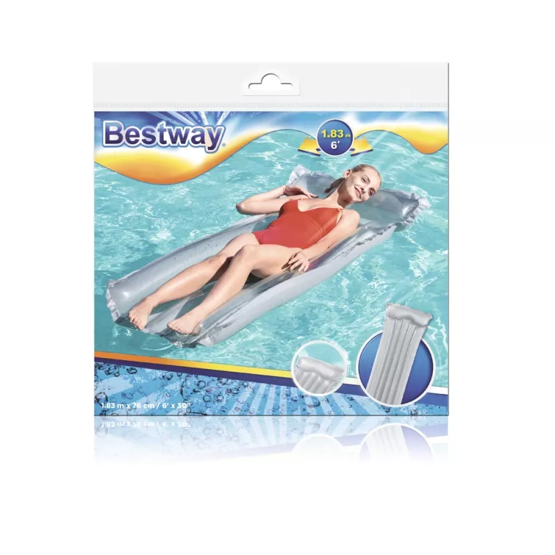 Bestway 44013 Air Mattress For Swimming Gray 183 x 76 cm
