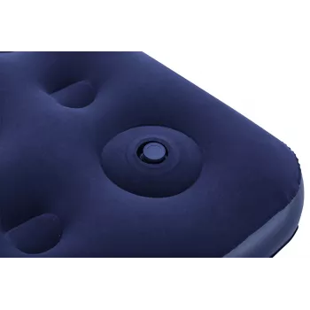 Bestway Flocked Velour Double Air Mattress with Built-in Foot Pump 203x152x28 cm 21191