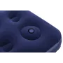 Bestway Flocked Velour Double Air Mattress with Built-in Foot Pump 203x152x28 cm 21191