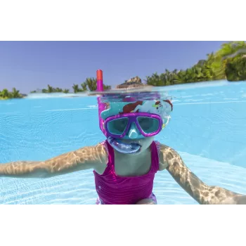 Bestway Hydro-Swim Diving Mask and Snorkel Set - Pink