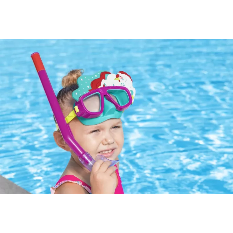 Bestway Hydro-Swim Diving Mask and Snorkel Set - Pink