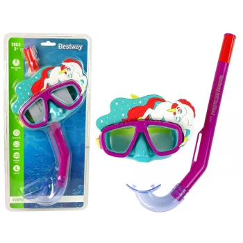 Bestway Hydro-Swim Diving Mask and Snorkel Set - Pink