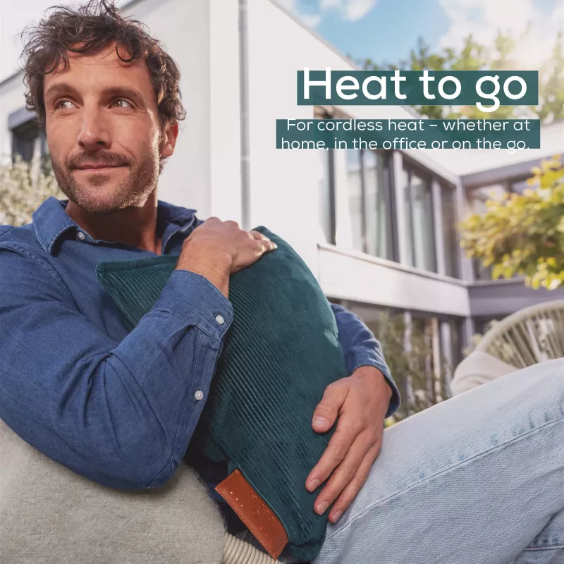 Beurer HK 77 Heaty Celestial Green Heated Cushion with Cord Cover (20078)