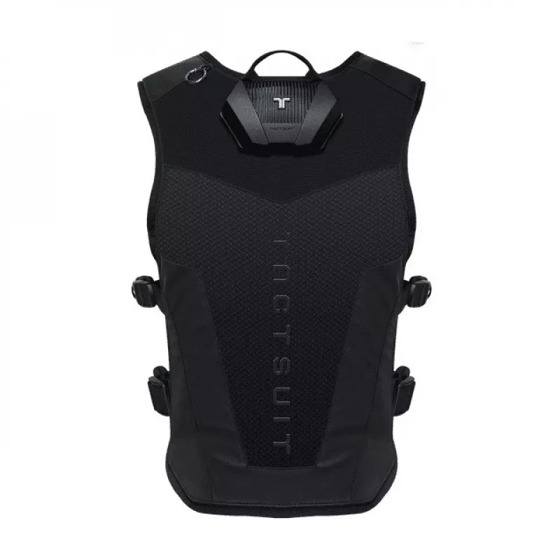 bHaptics TactSuit Air Onyx Haptic Vest with 40 Vibration Motors, Bluetooth, USB-C, Breathable Mesh, Black