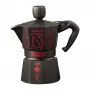 Bialetti Moka Express Sound Stranger Things 3-Cup Stovetop Espresso Maker (150 ml) Black