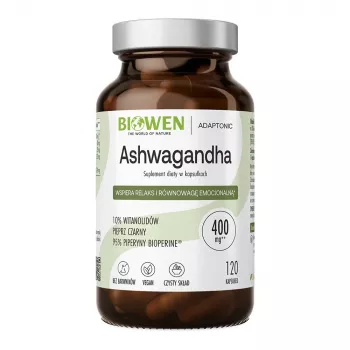 BIOWEN Ashwagandha – Food Supplement for Humans – 120 Capsules