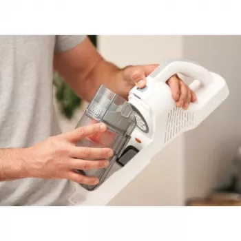 Black & Decker BHFEA515J Stick Vacuum / Electric Broom, Battery, Dry, Cyclonic, Bagless, 0.5 L, Orange, White, 1.5 Ah