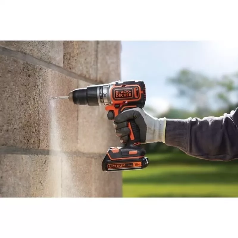 Black & Decker BL188N-XJ 18V Brushless Hammer Drill Driver 1650 RPM