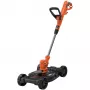 BLACK+DECKER 3-in-1 Multi-Trimmer Set BESTA530CM-QS (Orange/Black, 550 W, with Mower Chassis)