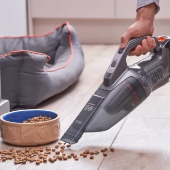 BLACK+DECKER BCHV001C1 Powerconnect 12V Car Handheld Vacuum Cleaner, 0.56L Bagless, Black/Grey/Orange