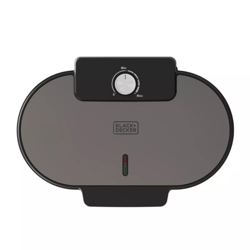BLACK+DECKER BXFC3200E 1400 W Belgian Waffle Maker – Non-Stick, Adjustable Thermostat, Stainless Steel