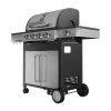 Black+Decker BXOG16550E Gas Grill, 4 Burners with Side Burner, 16.5 kW, Black & Stainless Steel