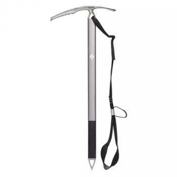 Black Diamond Raven Ice Axe 55 cm - Stainless Steel Head, Aluminum Shaft, 437 g