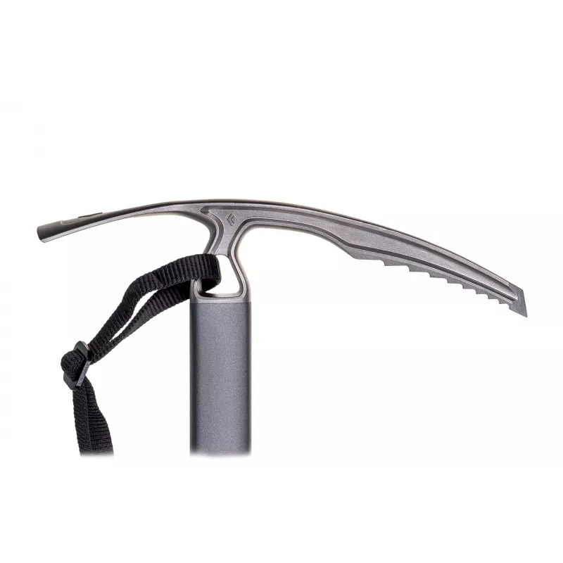 Black Diamond Raven Ice Axe 55 cm - Stainless Steel Head, Aluminum Shaft, 437 g