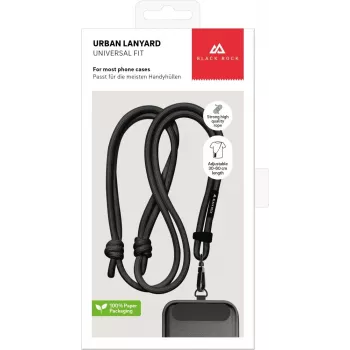 Black Rock 00221549 Smartphone Lanyard with Card Holder - Black