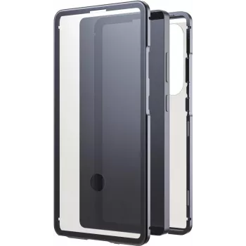Black Rock 360° Glass Cover for Samsung Galaxy S25 Ultra - Full Body Protection, Black 00229679