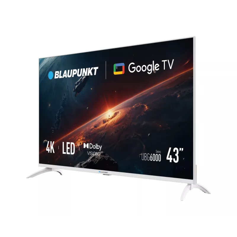 Blaupunkt 43UBG6010S 43 inch (108cm) 4K Ultra HD Google TV, White