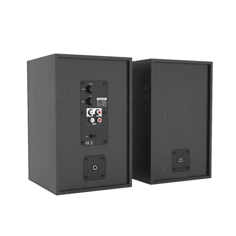 Blaupunkt BS40BK 2.0 Stereo Multimedia Speakers 40W Bluetooth 5.0 AUX MDF Wood Black