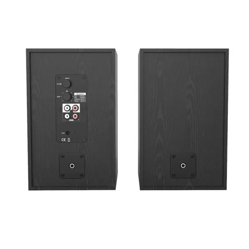 Blaupunkt BS40BK 2.0 Stereo Multimedia Speakers 40W Bluetooth 5.0 AUX MDF Wood Black