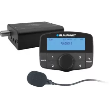 Blaupunkt DABNPLAY 550 DAB+ Receiver with FM Transmitter, Bluetooth Hands-Free, Remote Control, Black 2 010 025 000 000