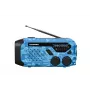 Blaupunkt ER10BC FM PLL Digital Alarm Clock Radio with Dual Alarm, USB Charging, Thermometer, Blue Camo