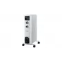 Blaupunkt HOR401 2000 W Oil-Filled Radiator Heater, White, 3 Heat Settings, Adjustable Thermostat, Overheat Protection, Tip-Over Switch, 9 Fins, Silent Operation, for Rooms up to 25 m²