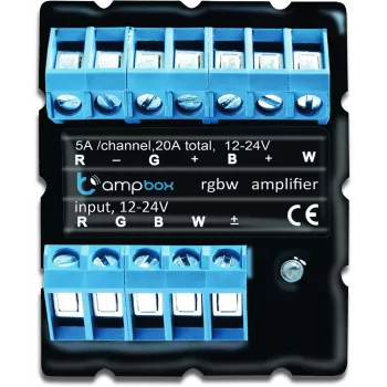 BLEBOX ampbox Smart LED Controller 4-Channel Wi-Fi RGBW CCT 12-24V DC